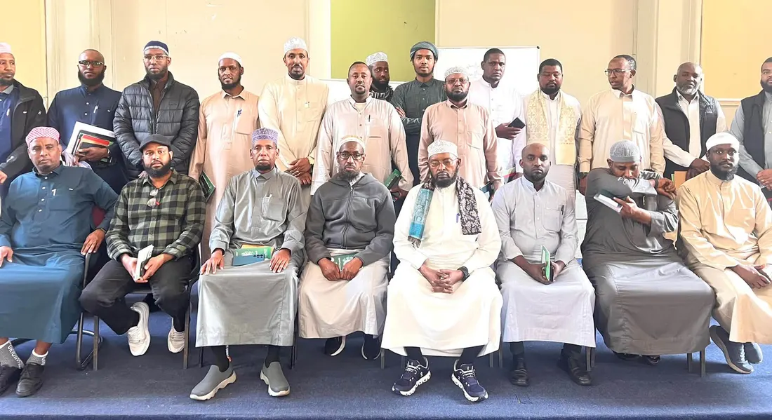 Participants and ulama at one of our community programmes